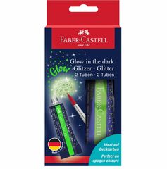 Glow-in-the-Dark Glitter pro akvarelové barvy 2 x 12 ml