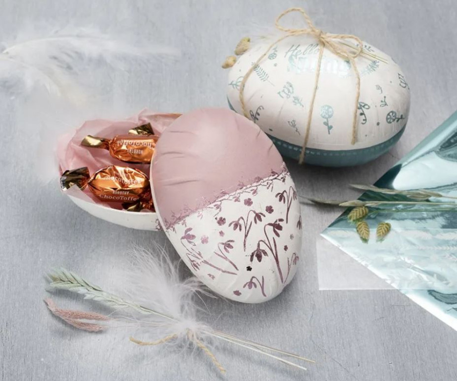 Návod na zdobení velikonočního vajíčka: paper mache a ekologické barvy