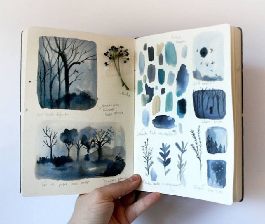 Experimentování v sketchbooku: K čemu je dobrý skicář a jak s ním začít