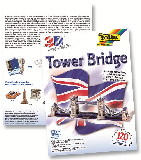 Levně 3D-Model Tower Bridge 120 dílů