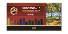 8352 Souprava uměleckých olejových pastelů 12ks GIOCONDA