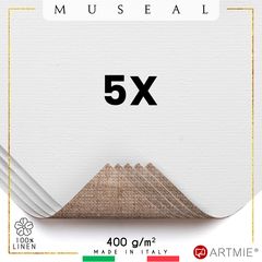 Vzorky malířského plátna  ARTMIE MUSEAL - 5 ks  | 14x14 cm