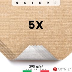Vzorky malířského plátna  ARTMIE Nature - 5 ks  | 14x14 cm