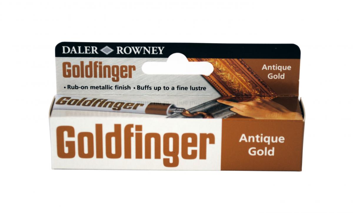 DR goldfinger antikovací pasta - antique gold antikovací metalická pasta Daler-Rowney Goldfinger