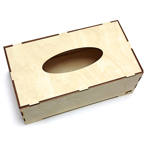 Dřevěná krabička - skládací pomůcky na dekupáž