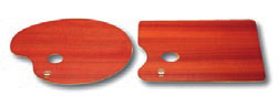 Levně Dřevěná paleta 20x30cm - oválná