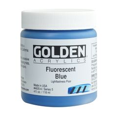 GOLDEN Heavy Body Fluorescenční akrylová barva | 4605 blue