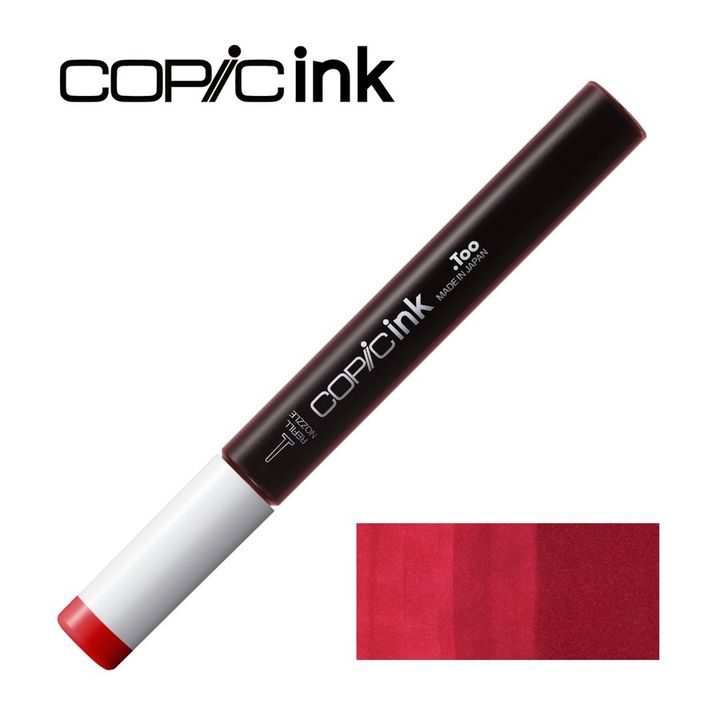 Barevná náplň COPIC Ink 12 ml / Strong Red - R46 Náhradní lihová náplň do popisovačů