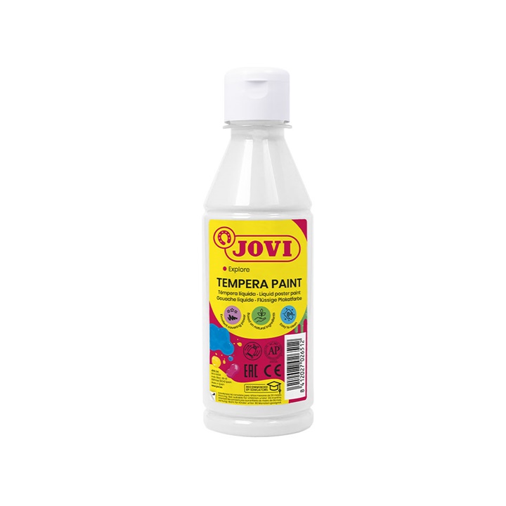 Tekutá temperová barva JOVI 500 ml / Bílá tekutá temperová barva Jovi