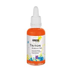 Akrylový inkoust Triton 40 ml - KREUL / Genuine sytá oranžová