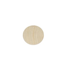 Dřevěný polotovar pro výrobu bižuterie - kruh 4 cm