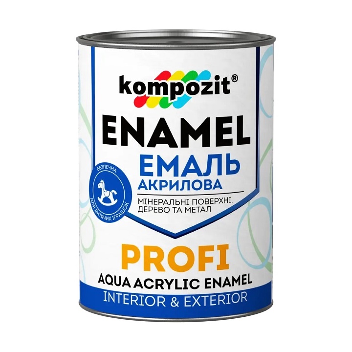 Akrylátový smalt  KOMPOZIT PROFI Gloss 0,3 l | různé odstíny