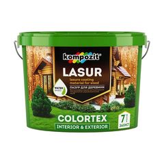 Lak na dřevo  KOMPOZIT COLORTEX 0,9 l - různé odstíny 