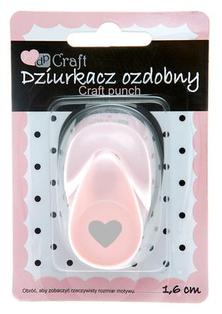 Ozdobná děrovačka 1.6 cm / Srdce příslušenství na scrapbooking