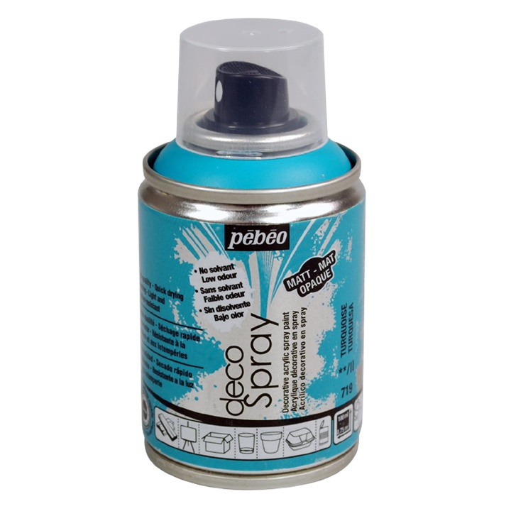Dekorační sprej Decospray PEBEO - 100 ml / turquoise vysoce kvalitní sprej