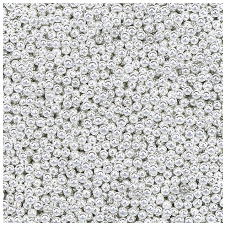Drobné skleněné kuličky Pentart 40 g / perleťové bílé skleněné perličky 0,8 - 1 mm skleněné perličky 0,8 - 1 mm
