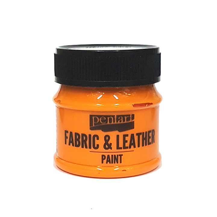 Barva na textil a kůži Pentart 50 ml Orange Barva na kůži a textil