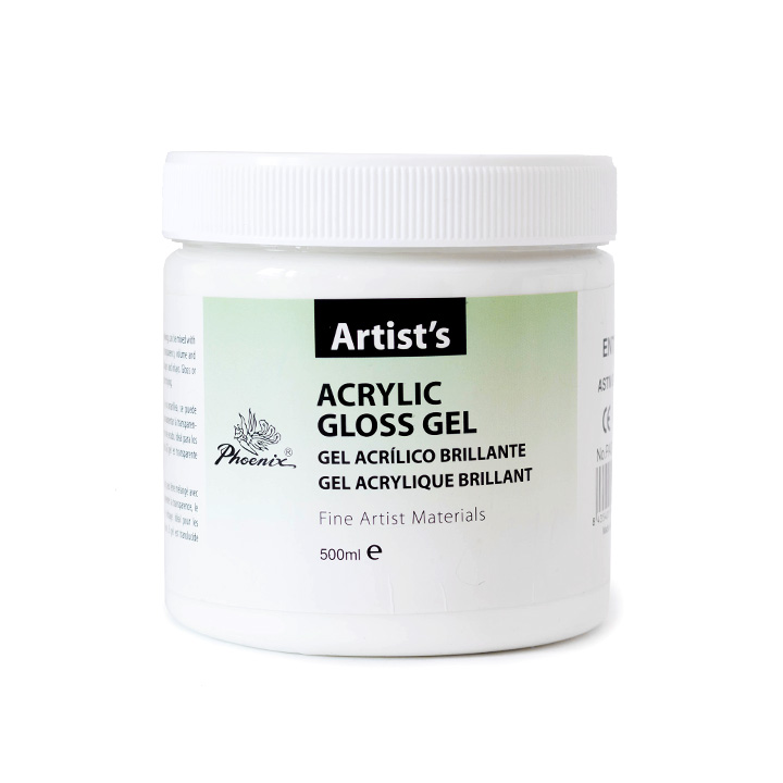 Levně Akrylový lesklý gel 500 ml (Průsvitný lesklý akrylový gel)