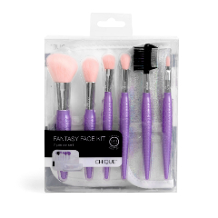 Sada štětců na make up - fialová