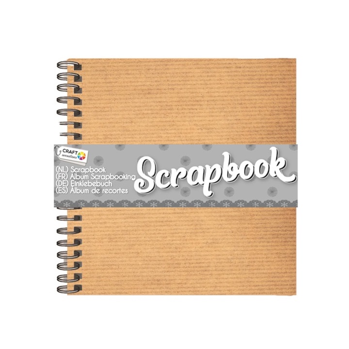 Album na scrapbooking Craft Sensations 15x15 cm - 40 listový - Brown Scrapbook album