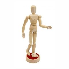 Dřevěný model lidského těla s magnety - unisex 30.5 cm