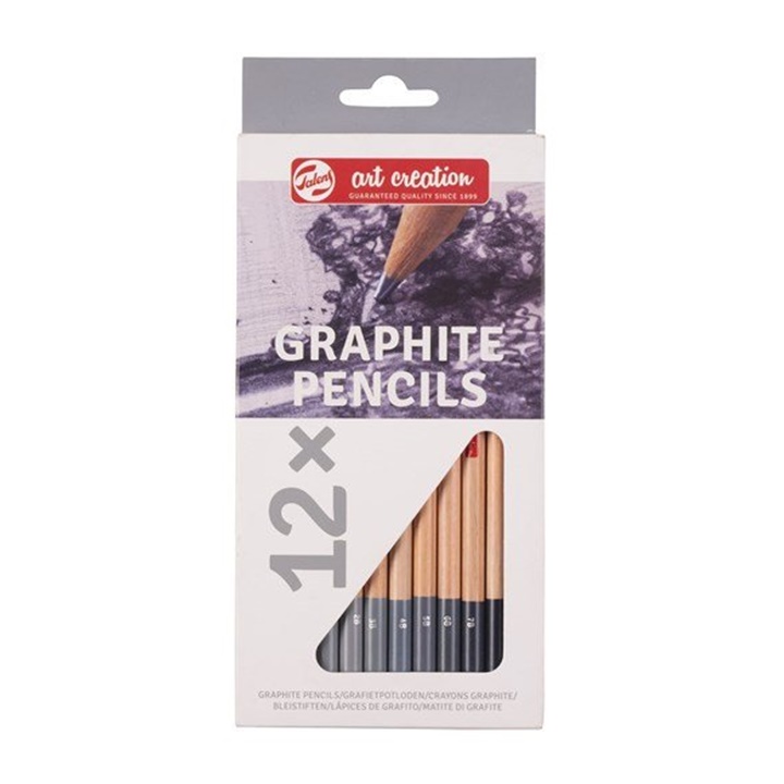 Grafitové tužky Talens Art Creation / sada 12 ks sada tužek