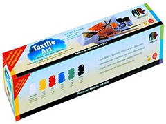 Sada barev na textil 6x20ml