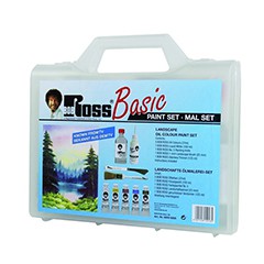 Sada na olejomalbu Bob Ross Landscape + příslušenství
