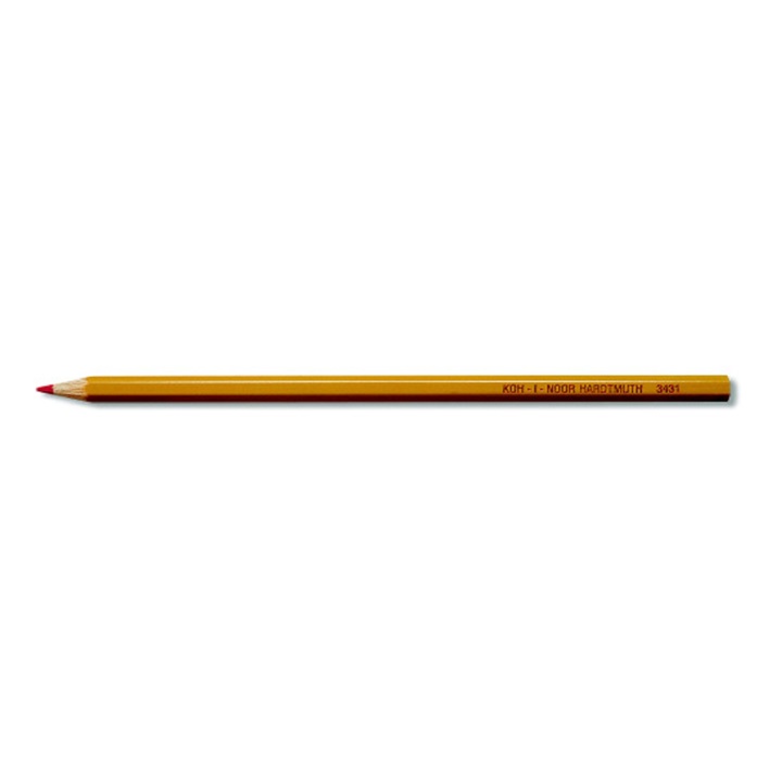 Tužka kancelářská červená 3431/1 kus kancelářské tužky KOH-I-NOOR