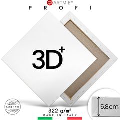 3D + Malířské plátno na rámu PROFI - Různé rozměry