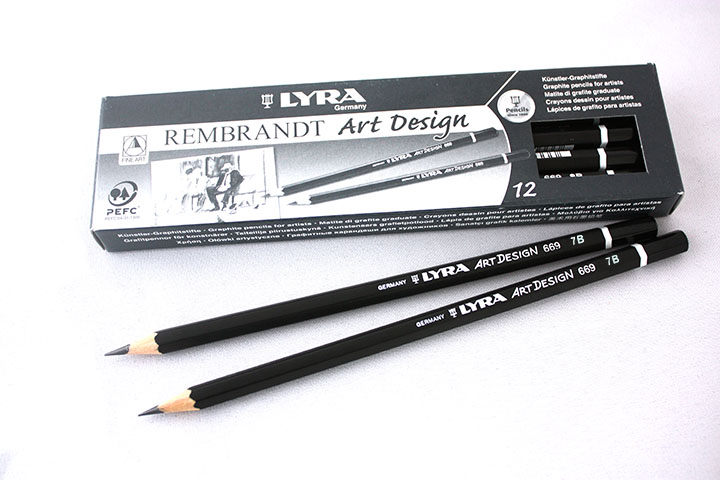 Levně Grafitové tužky LYRA REMBRANDT Art Design SET12 / 7B