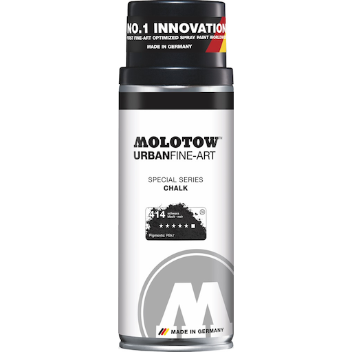 Levně Sprej graffiti Molotow ™ UFA Chalk 400 ml - Black