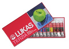Olejové barvy LUKAS TERZIA 12x12ml - papírová krabice - sada