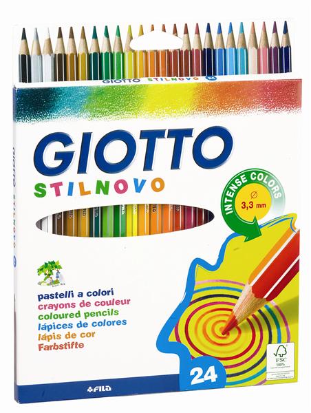 Barevné tužky GIOTTO - 24 barev