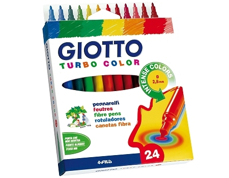 Levně Markery GIOTTO TURBO COLOR / 24 barev