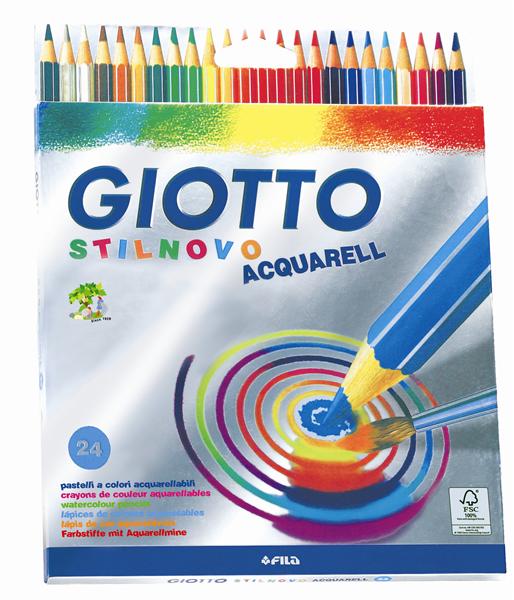 Barevné tužky GIOTTO STILNOVO AQUARELLE - 24 barev