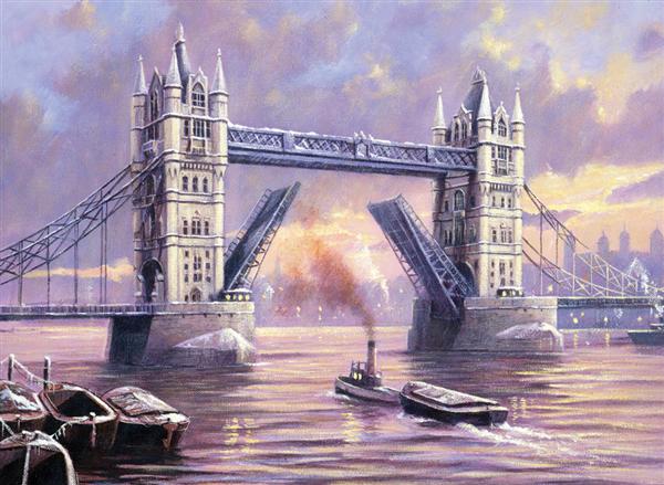 Kreativní set na malování - Tower Bridge A3