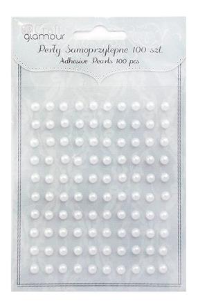 Dekorační perličky 5 mm 100 ks / Off White