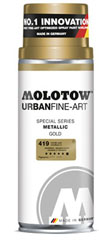 Graffiti spreje MOLOTOW™ UFA Metallic 400 ml | různé barvy