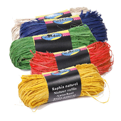Raffia natural 50gr | různé barvy