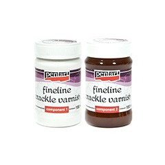 Praskajíci lak s jemnými líniemi 2-fázový - 100 ml + 100 ml