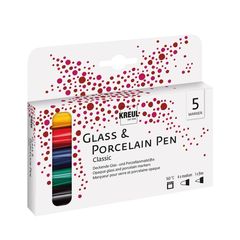Sada popisovačů na porcelán Hobby Line Brillant - 5 ks