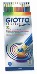 Barevné tužky GIOTTO STILNOVO AQUARELLE - 12 barev