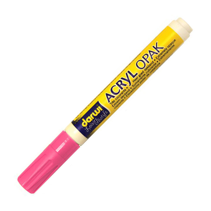 ACRYL akrylová univerzální fix hrubá 6ml - růžová Akrylová fix DARWI