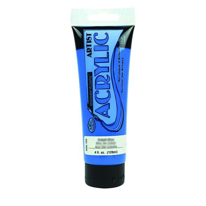 Akrylová barva 120 ml - Cobalt Blue akrylové barvy Royal & Langnickel