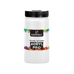 Akrylová barva ACRYL PRO ART Composite 1 000 ml | Různé odstíny | 018 titanová bílá