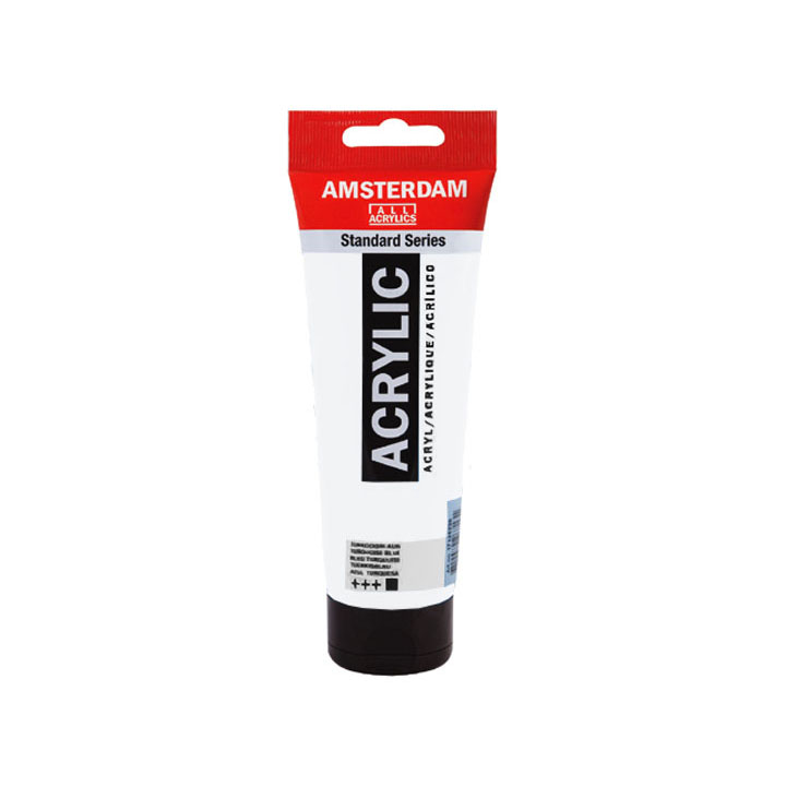 Akrylová barva Amsterdam Standart Series 120 ml / 105 Titanium white akrylová barva Royal Talens