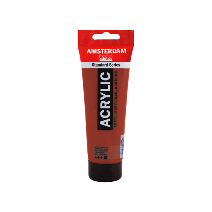 Akrylová barva Amsterdam Standart Series 120 ml / 411 Burnt Sienna akrylová barva Royal Talens