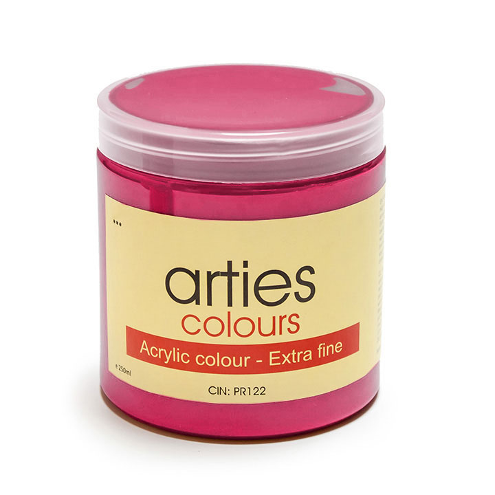 Akrylová barva Arties Colours 250 ml - Coral Red akrylové barvy Arties Colours akrylové barvy Arties Colours