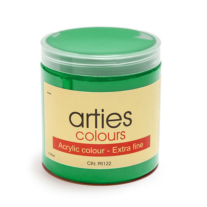 Akrylová barva Arties Colours 250 ml - Permanent Green Middle akrylové barvy Arties Colours akrylové barvy Arties Colours